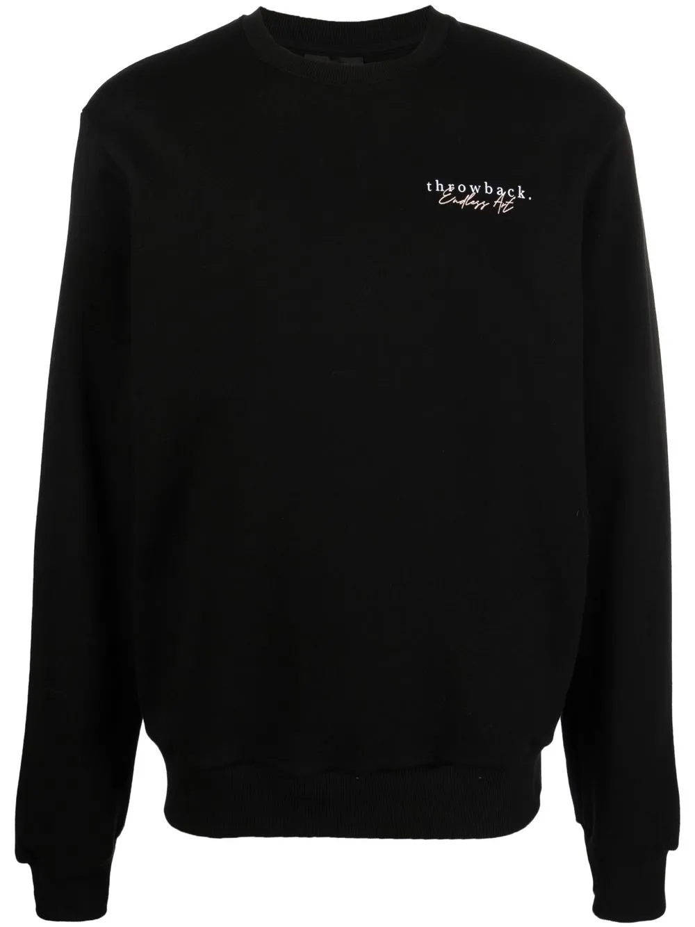 Throwback. sudadera con estampado Endless Art - Negro