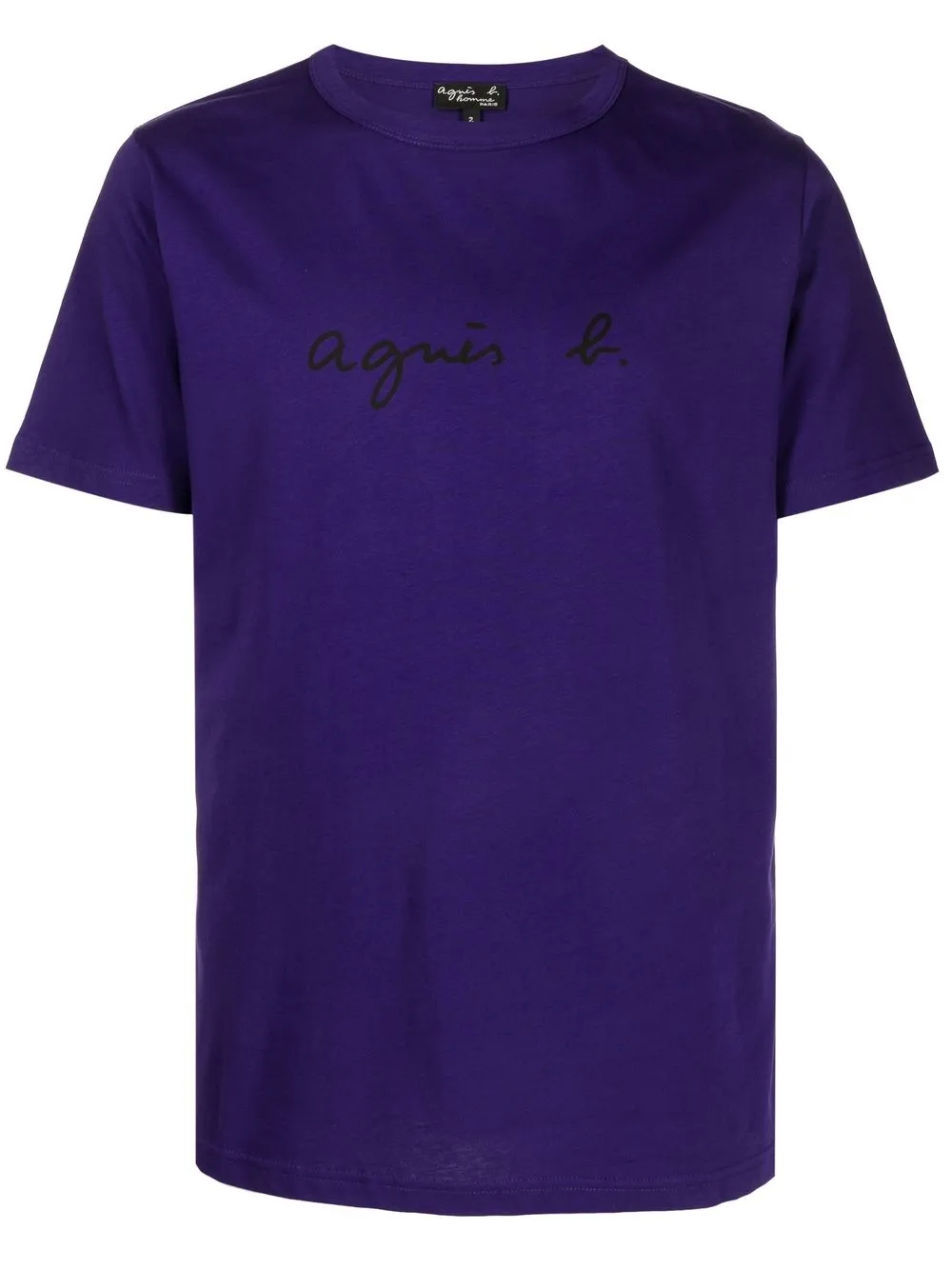 

agnès b. playera con logo estampado - Morado