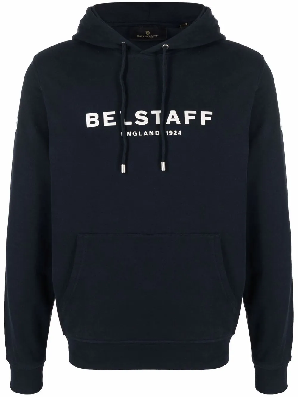

Belstaff logo-print pullover hoodie - Blue