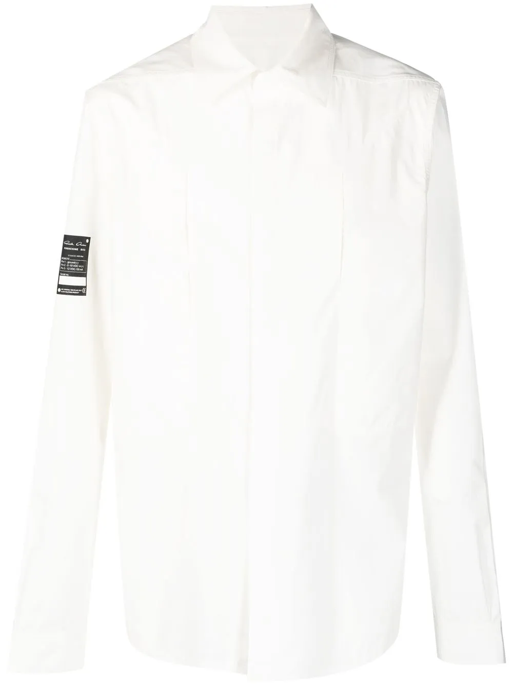 

Rick Owens playera con logo estampado - Blanco