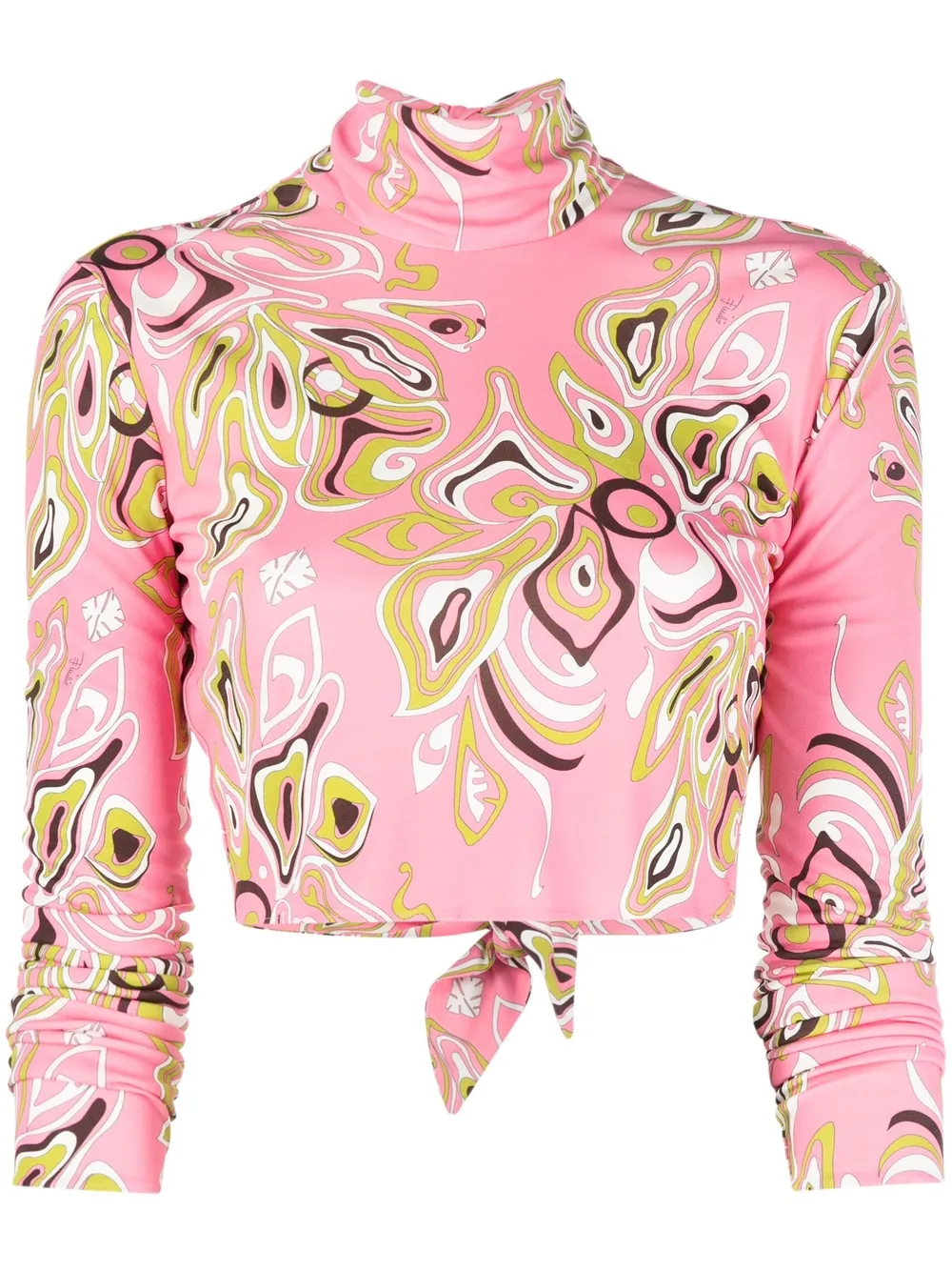 

PUCCI top con estampado Africana - Rosado