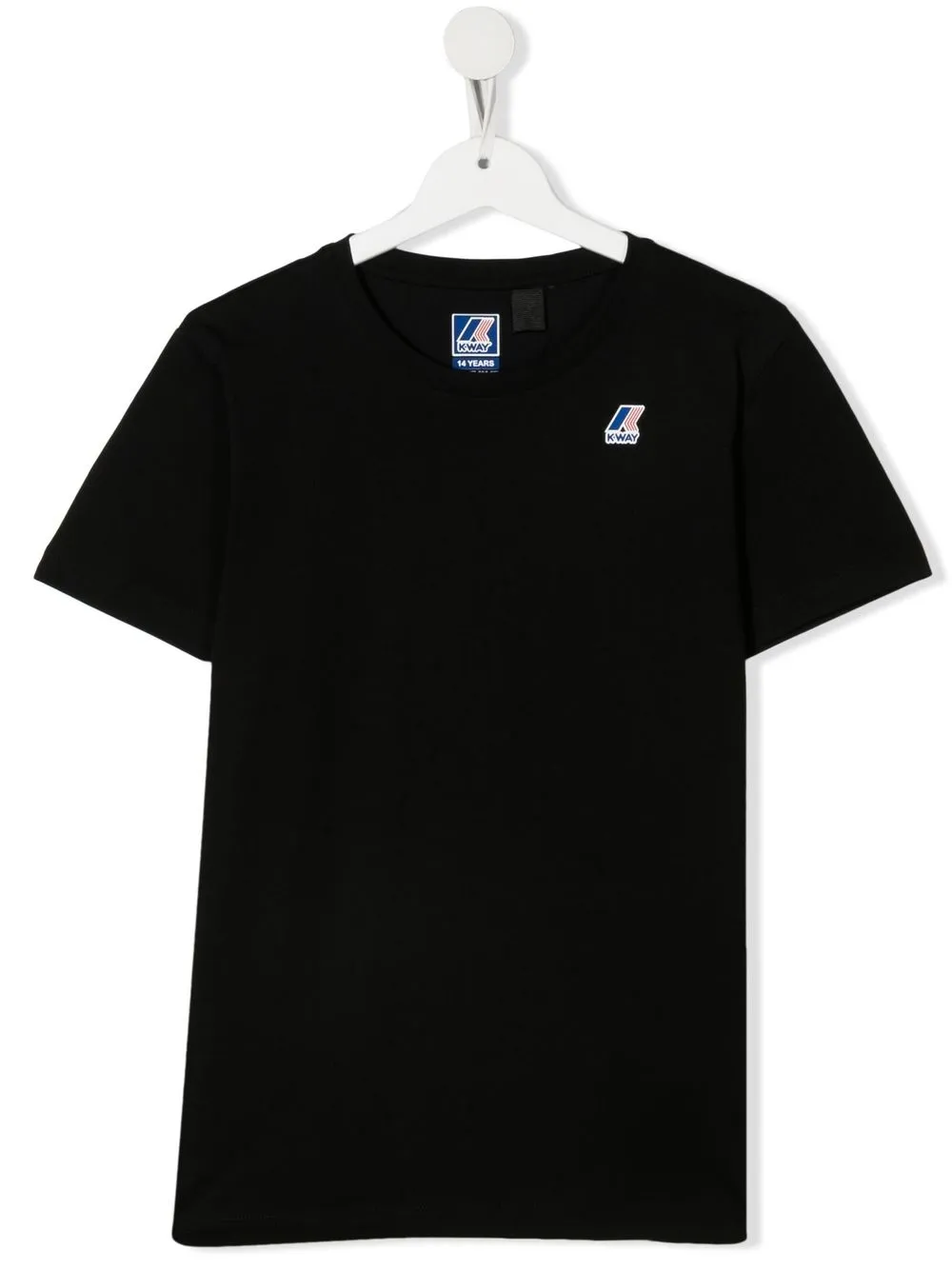 K-way Teen Logo-print Cotton T-shirt In Black