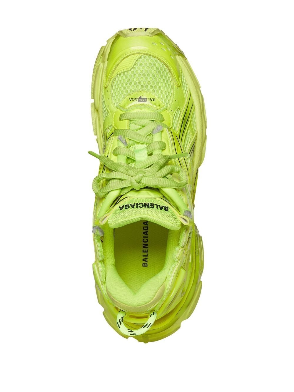 Shop Balenciaga Runner Low-top Sneakers In Yellow