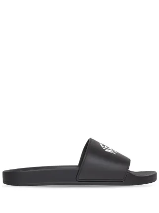 Balenciaga piscine flat sandals cheap
