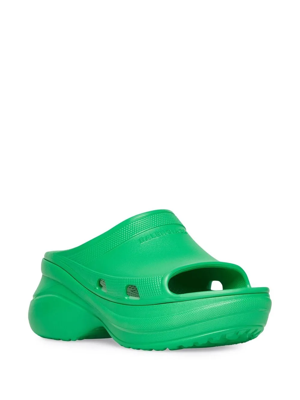 Balenciaga Pool Crocs sandalen - Groen