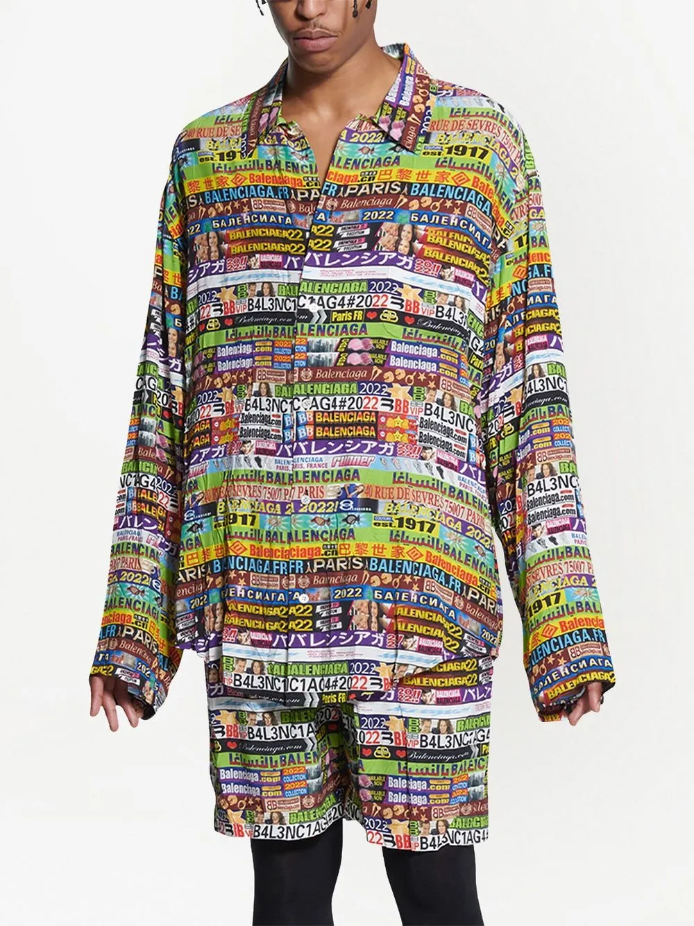 Balenciaga Button-down overhemd - Veelkleurig