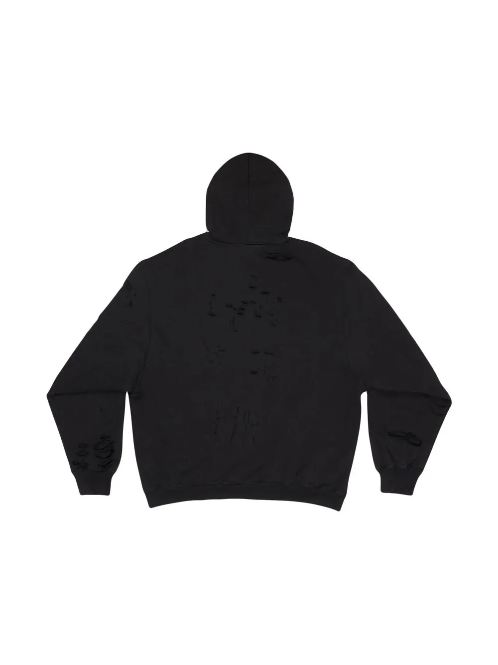 Balenciaga Katoenen hoodie - Zwart
