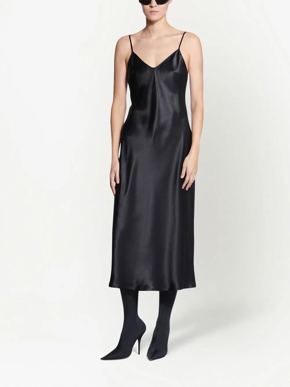 Balenciaga Zijden onderjurk - Zwart