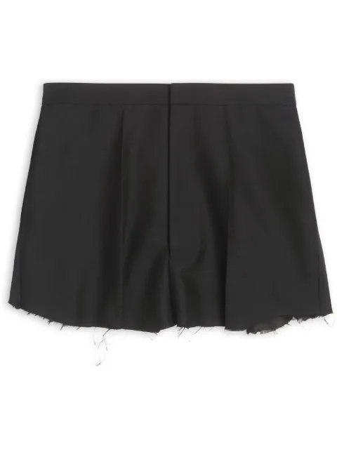 Balenciaga tailored cut-up mini skirt