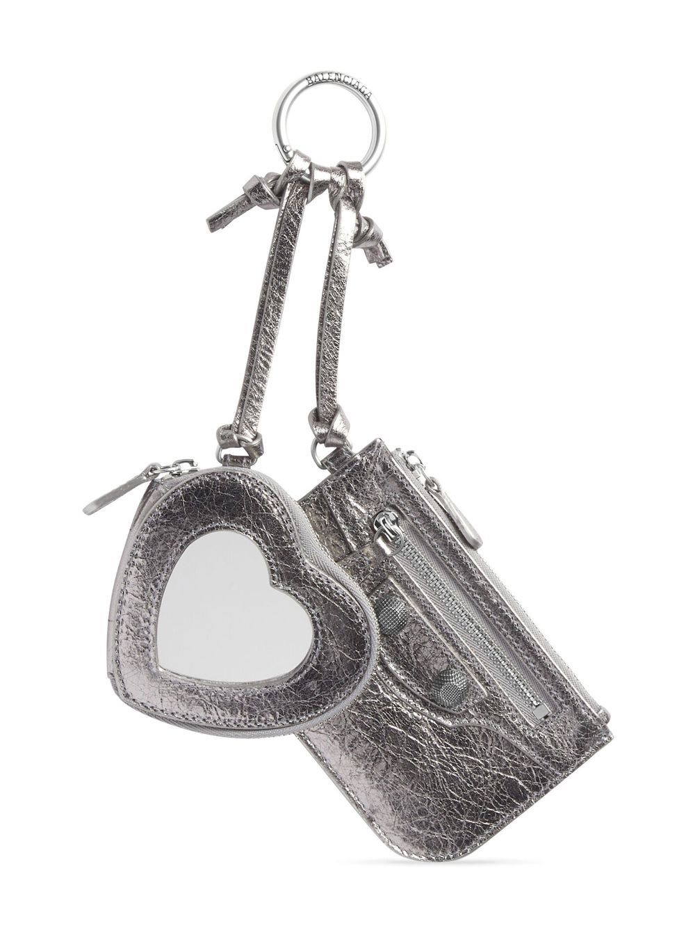 Victoria's Secret Metallic Silver Keychain Coin Purse Bag : :  Clothing, Shoes & Accessories