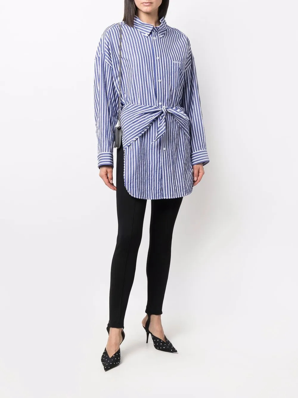 Balenciaga Oversized blouse - Blauw