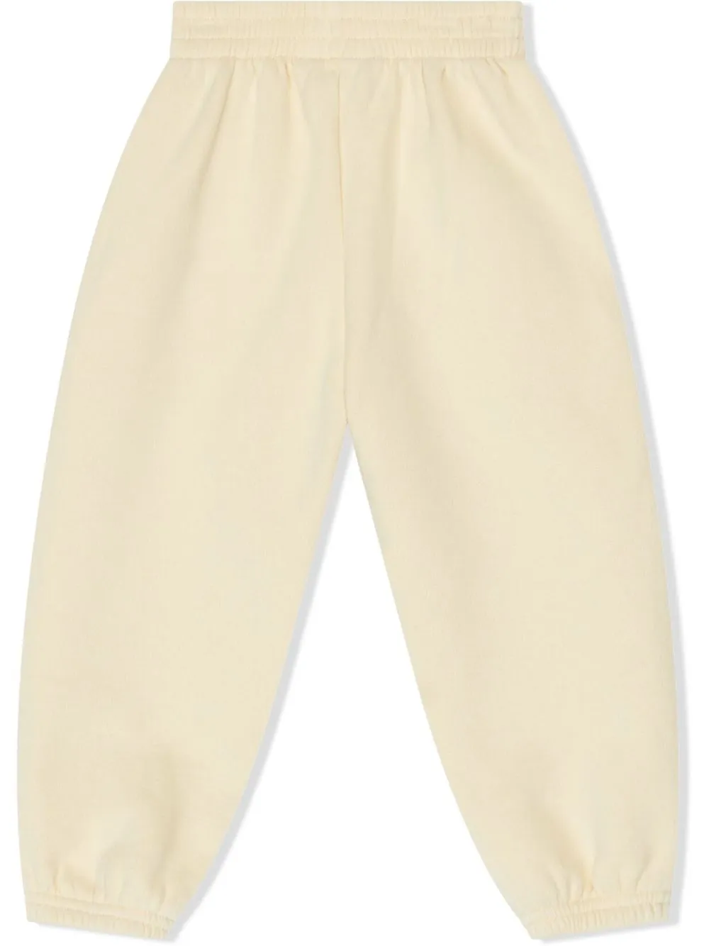 Balenciaga Kids Trainingsbroek met logoprint - Beige
