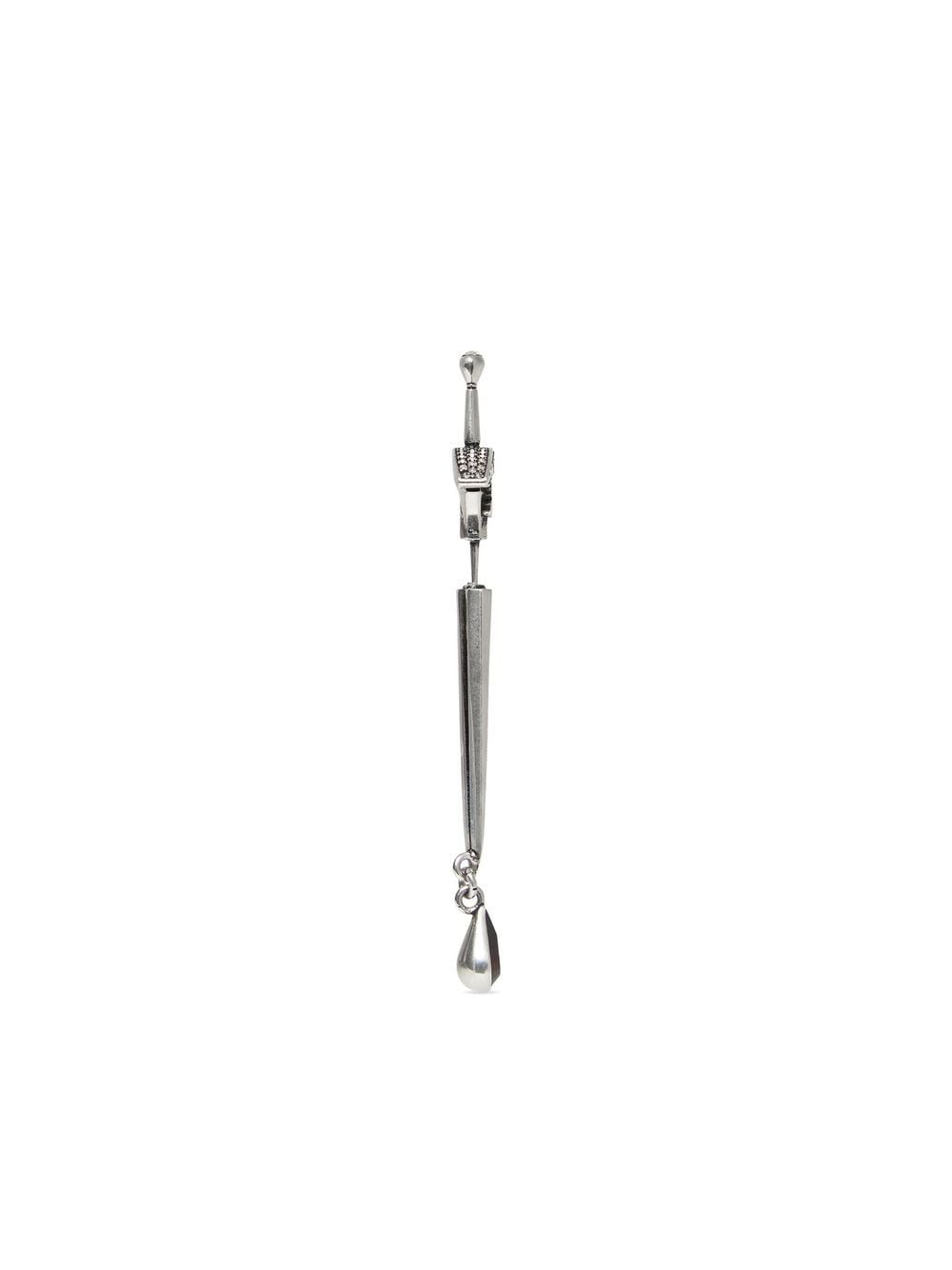 Image 2 of Balenciaga sword-charm detail earring