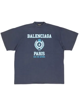 Balenciaga crest tee discount
