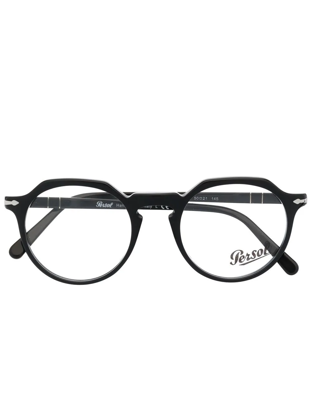 

Persol lentes de sol con armazón redonda - Negro