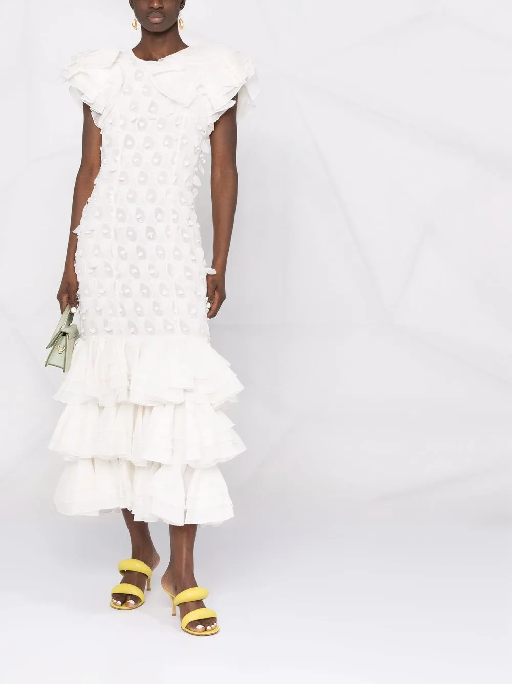 ZIMMERMANN Jurk met franje - Wit
