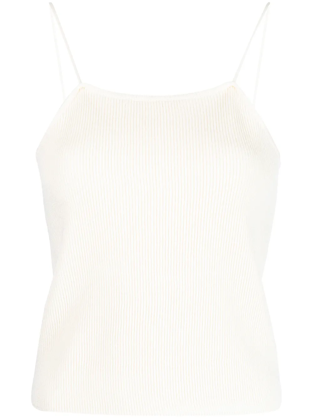 

Le 17 Septembre shirred vest top - Neutrals