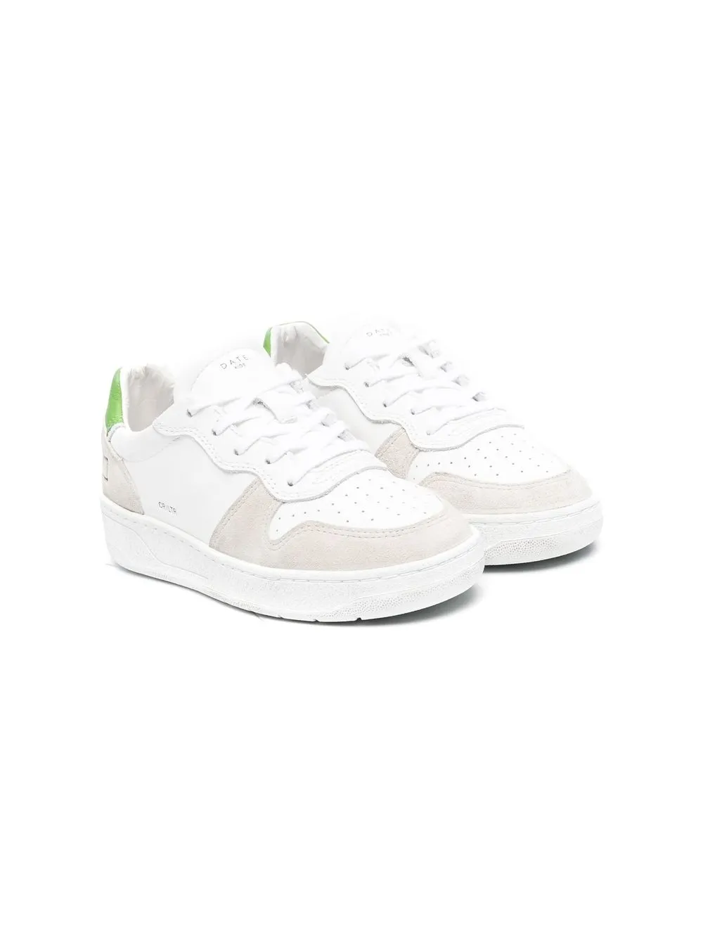 

D.A.T.E. tenis bajos con paneles - Blanco