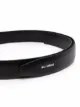 Raf Simons logo-print leather belt