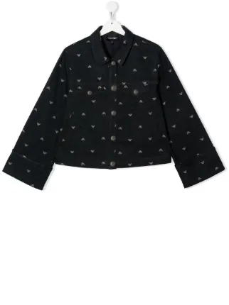 Emporio Armani Kids Eagle Logo Print 