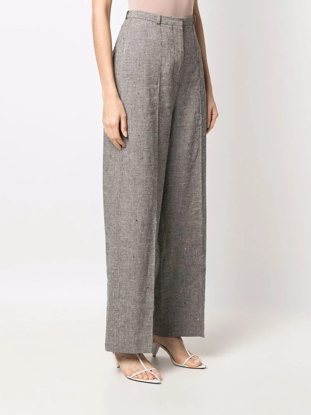 TOTEME High waist broek Beige