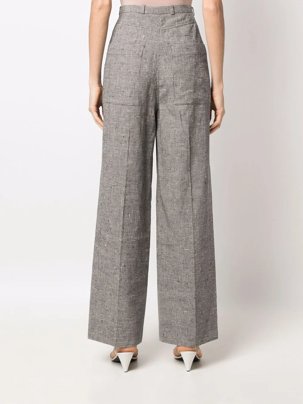 TOTEME High waist broek Beige