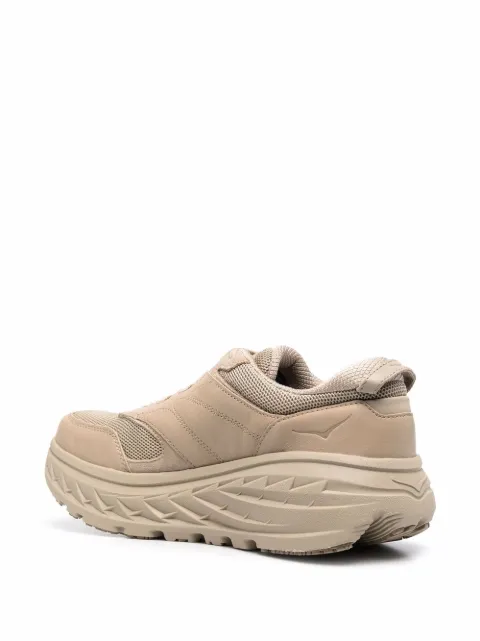 hoka one one chunky lace up trainers