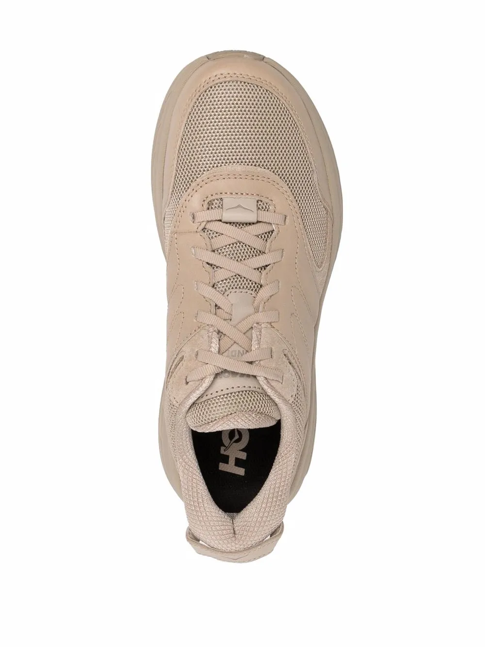hoka one one chunky lace up trainers