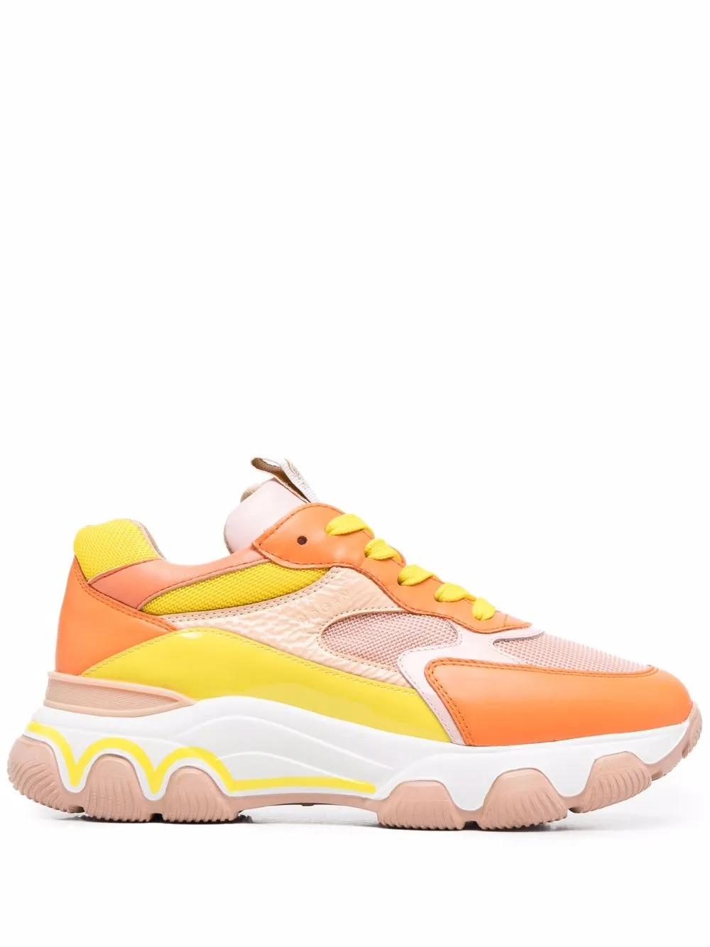 

Hogan Hyperactive panelled sneakers - Yellow
