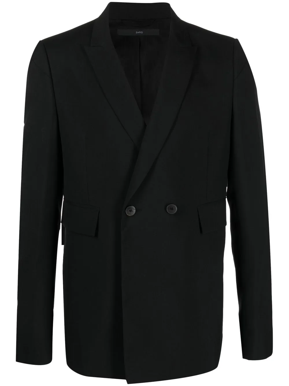 

SAPIO blazer de vestir con doble botonadura - Negro