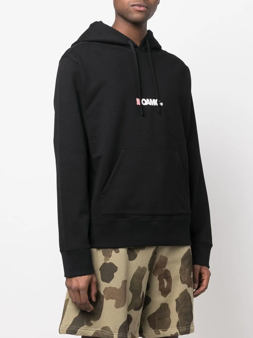 logo-print hoodie