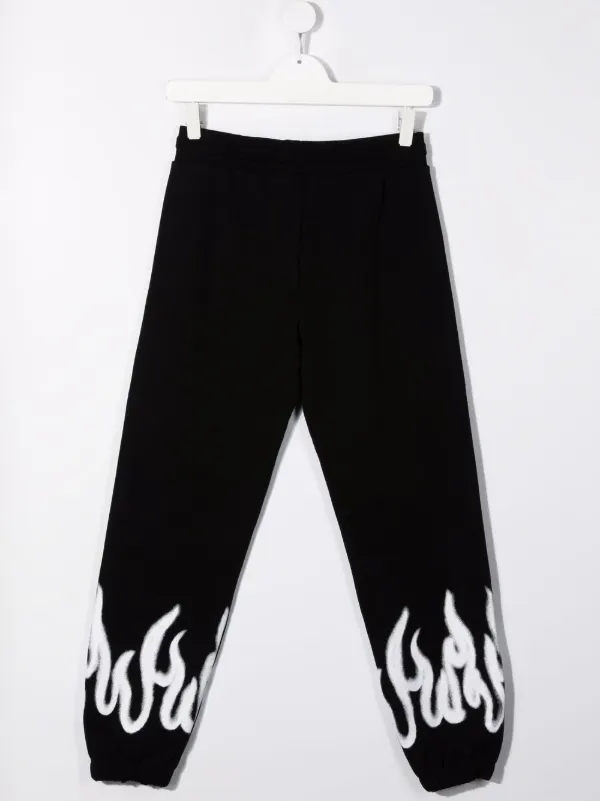 Vision Of Super Kids TEEN spray flame Track Pants Farfetch