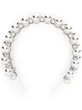 Kara bead embellished hairband - Silver