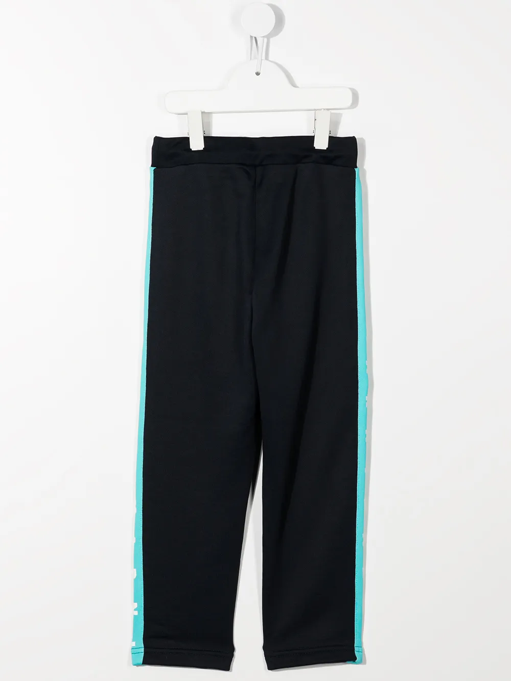 Shop Marni Logo-stripe Tracksuit Bottoms In Blue