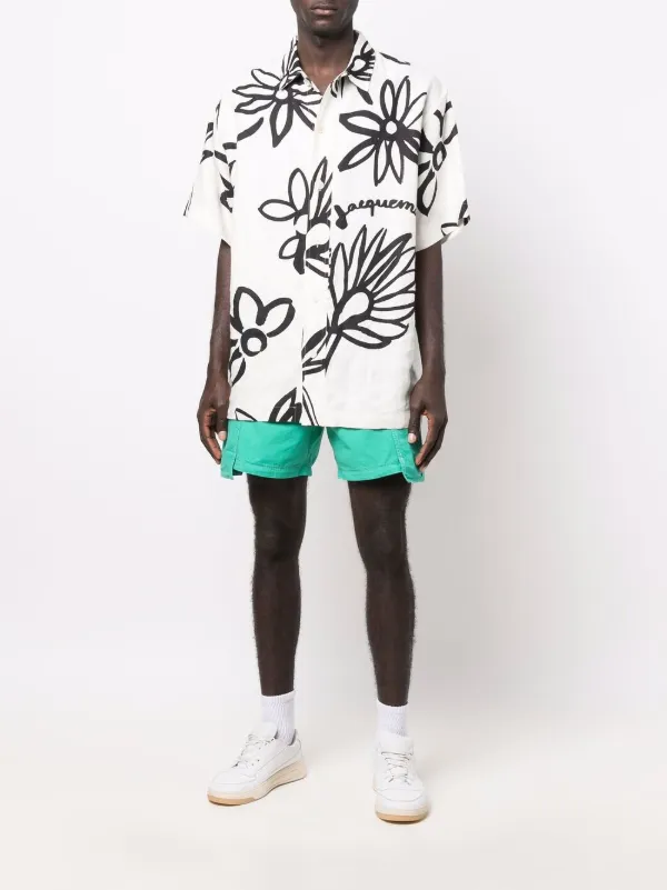 Jacquemus Convertible Cargo Trousers | Green | FARFETCH