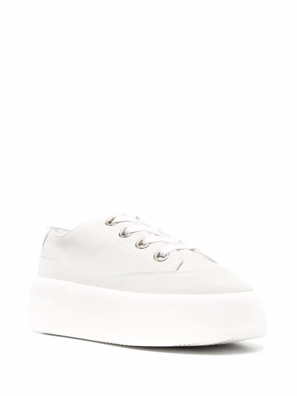 MM6 Maison Margiela Sneakers met suède vlak - Wit