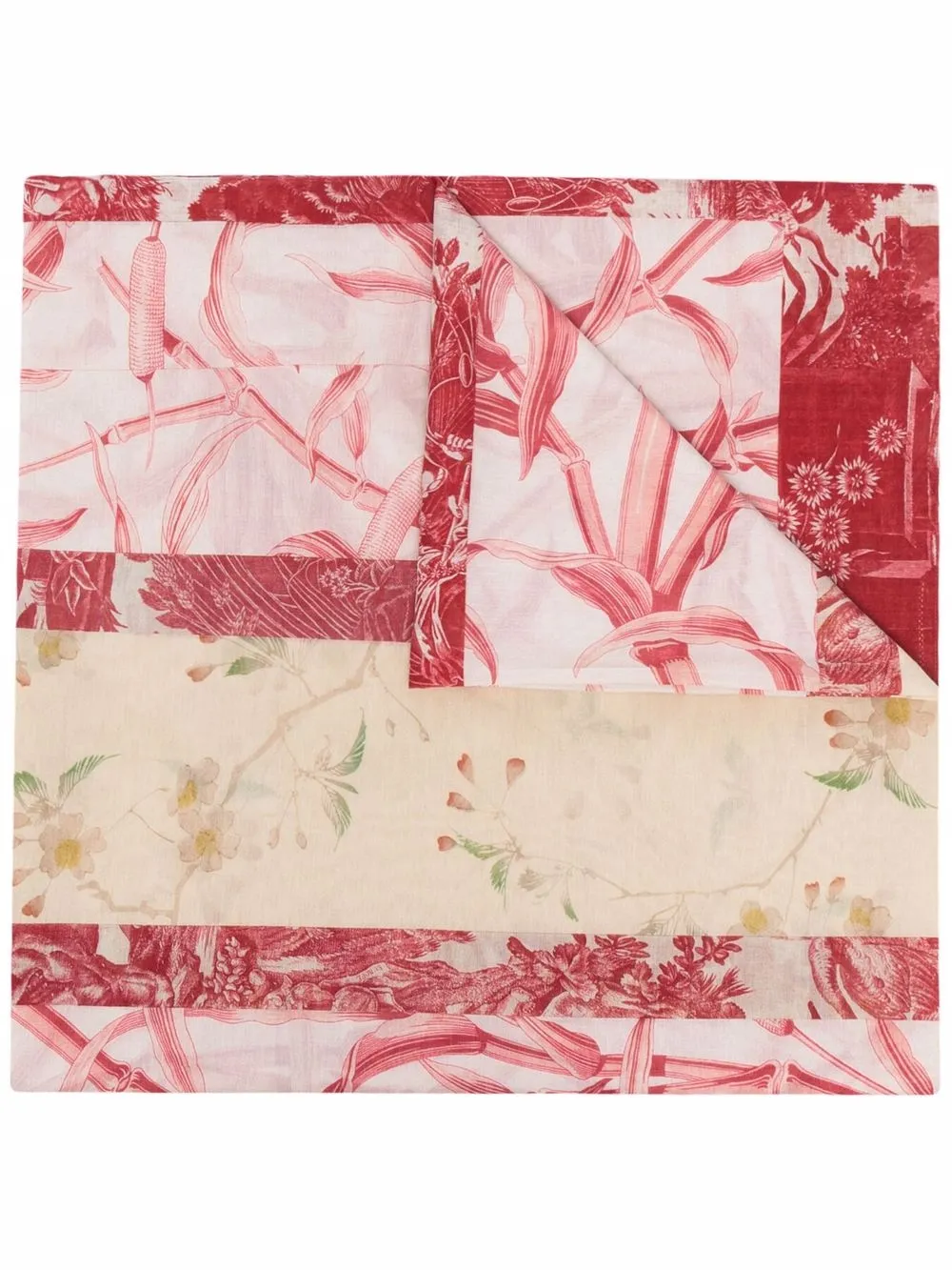 Pierre-Louis Mascia bufanda con estampado floral - Rojo