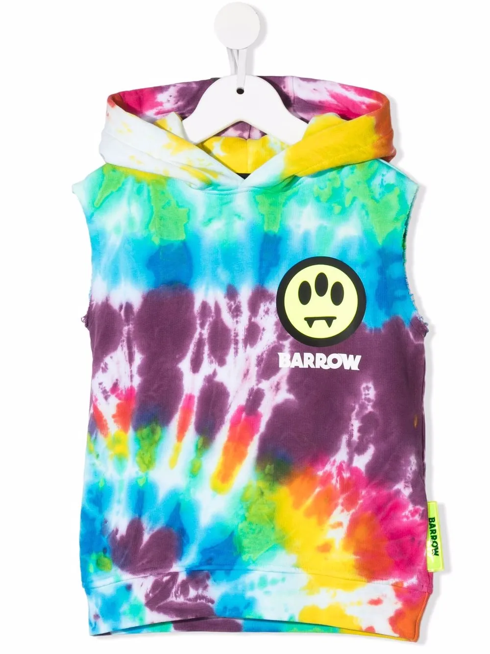 

Barrow kids hoodie con estampado tie-dye - Azul
