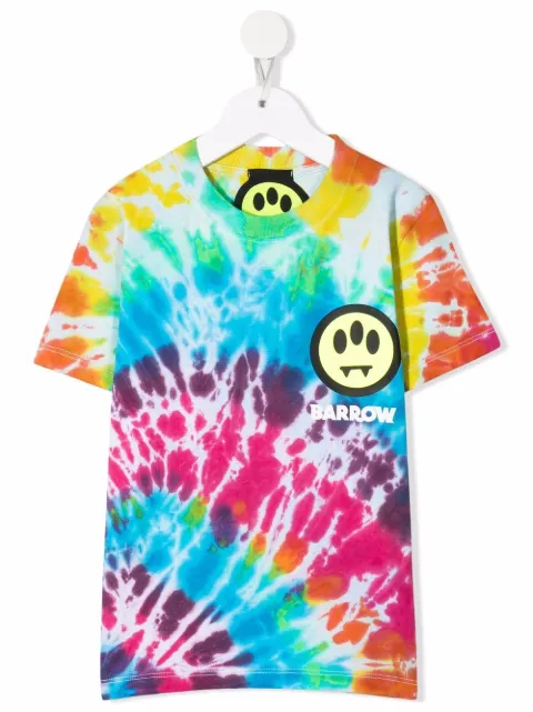 Barrow kids tie-dye cotton T-shirt