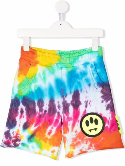 Barrow kids shorts con motivo tie-dye