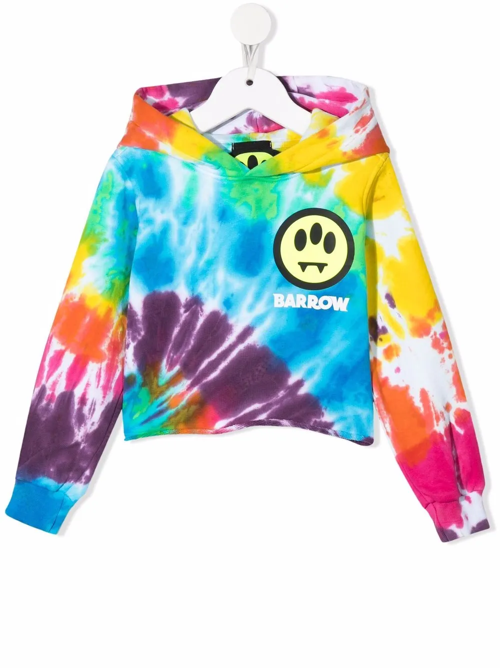 

Barrow kids hoodie motivo tie-dye - Azul