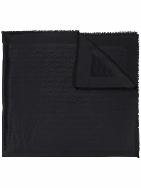 FENDI FF monogram-print scarf