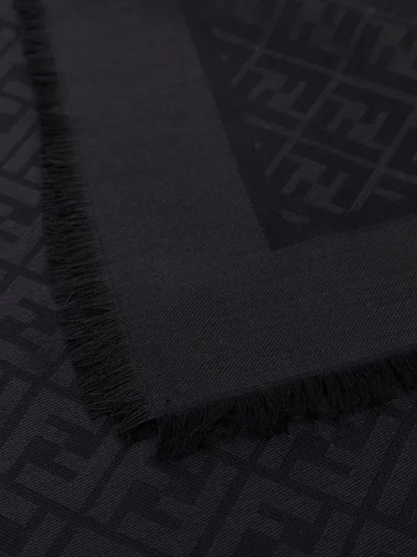Fendi monogram silk scarf clearance