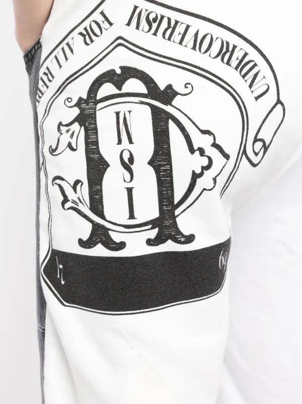 panelled cropped trousers