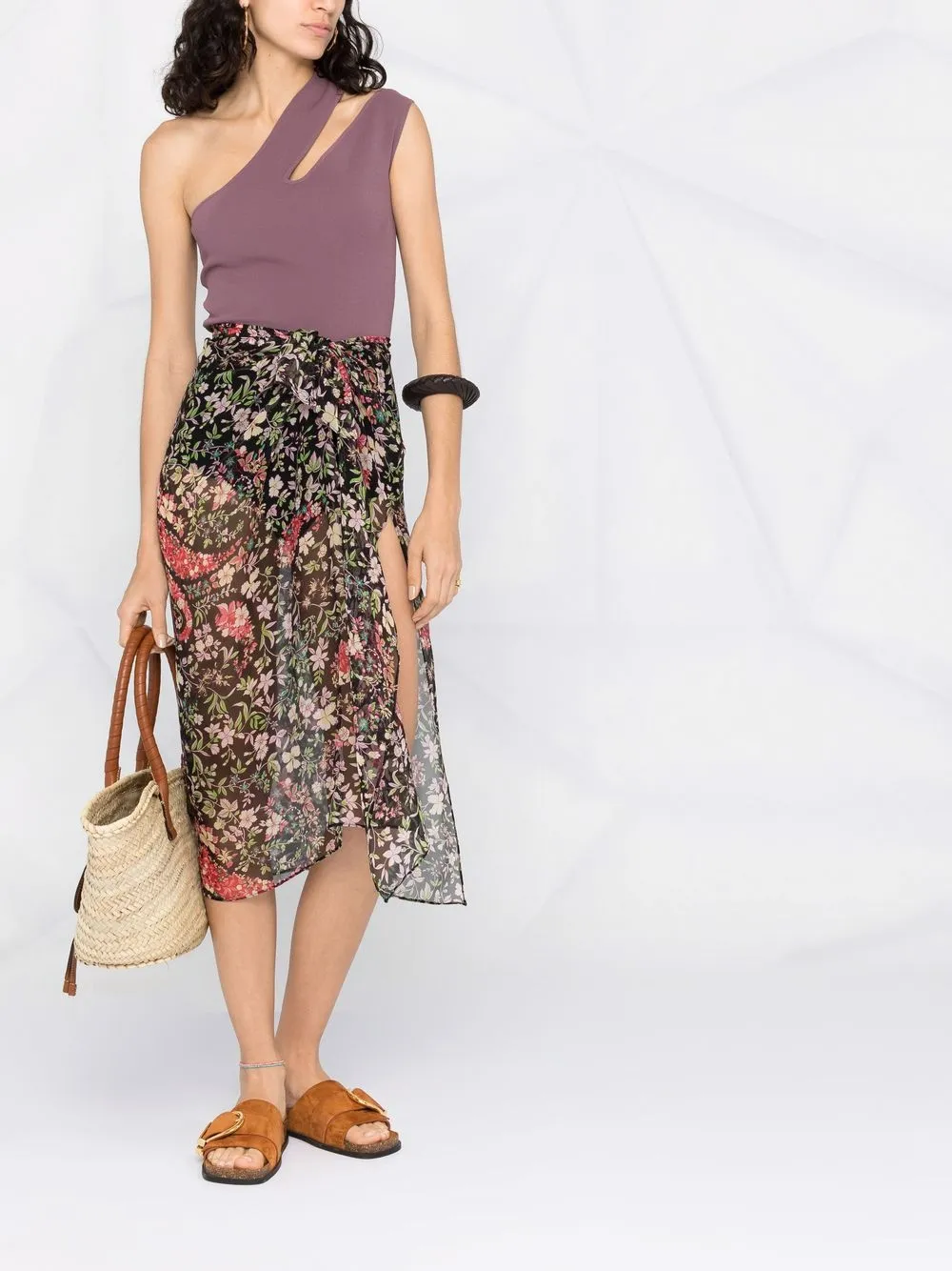 ETRO Midi-rok met paisley-print - Zwart