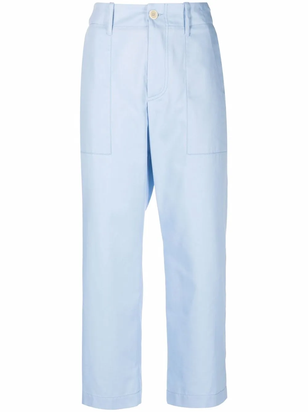 

Jejia pantalones capri con tiro alto - Azul