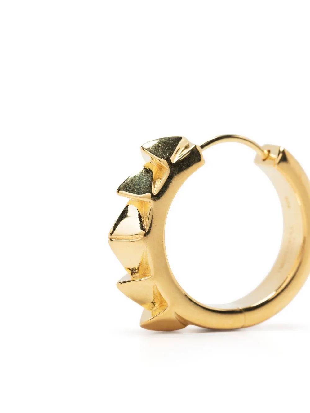 Northskull Oorringen met studs - Goud