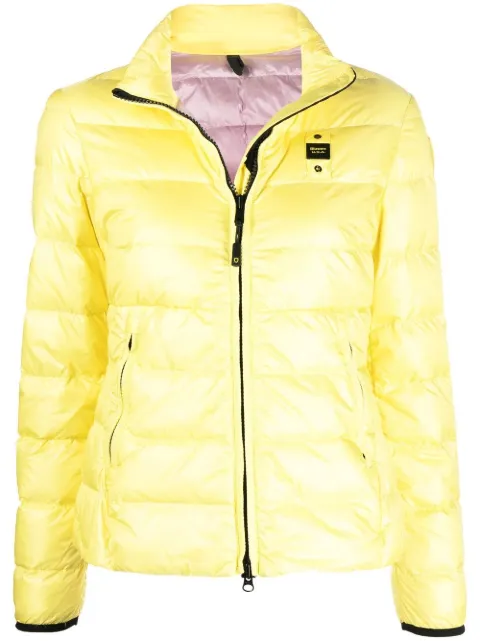 Blauer - logo-patch detail padded jacket