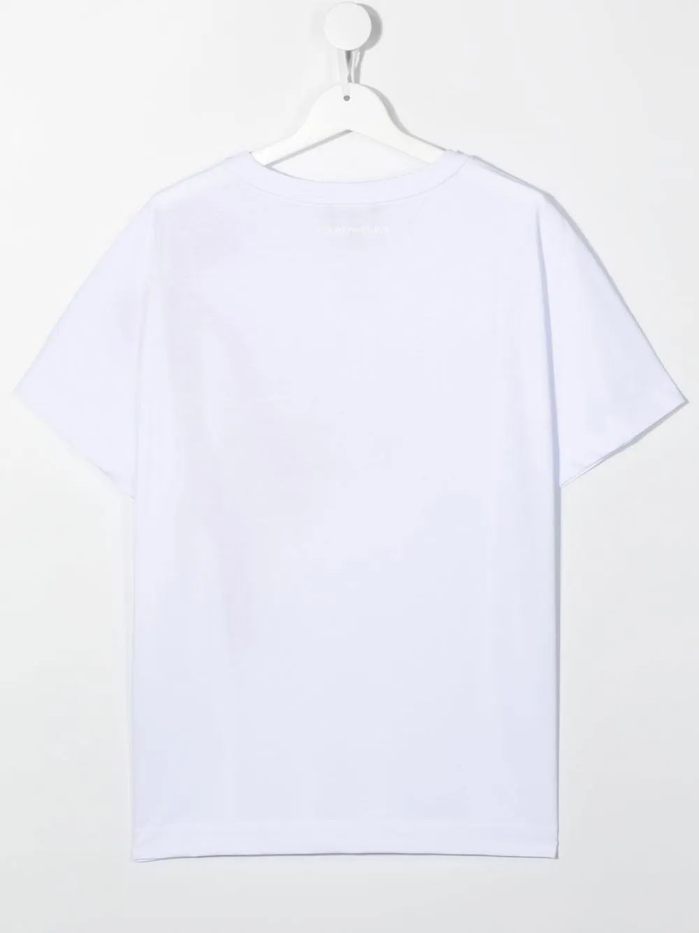 Emporio Armani Kids T-shirt verfraaid met strik - Wit