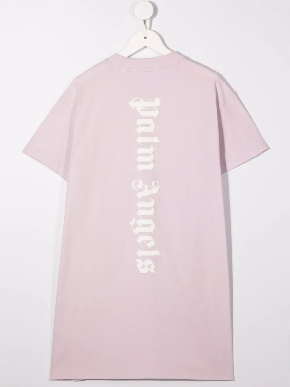 Palm Angels Kids T-shirtjurk met logoprint - Roze
